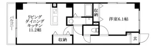 フィネス竹原【504号室】の間取り
