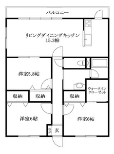 エリヴェール道後【601号室】の間取り