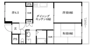 スカイヴィレッジ・マイアミ【302号室】の間取り