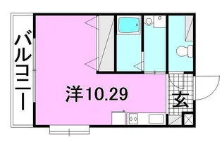コンフォート25【605号室】の間取り
