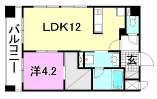 リヴェール居相【403号室】の間取り