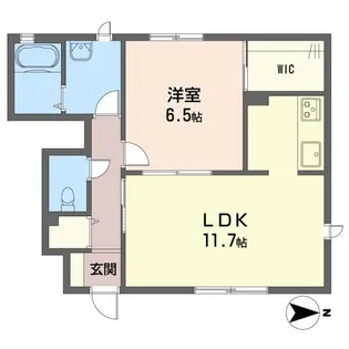 ディアス竹原【103号室】の間取り