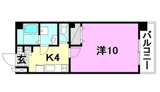 ガーデンヒルズ【701号室】の間取り