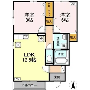 レセンテKAZ【C101号室】の間取り