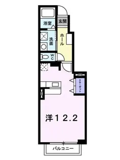 メゾン ド ロベリア【105号室】の間取り