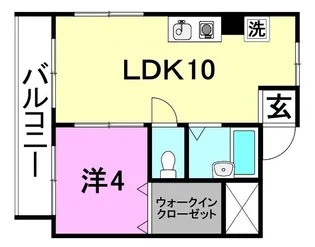 ルチア三番町【403号室】の間取り