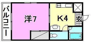 ローランハイツ【105号室】の間取り