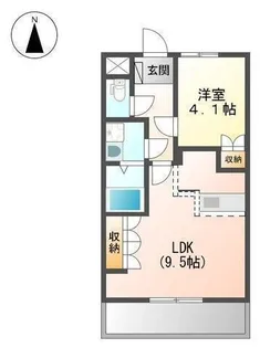 BAYSIDEエスポワール【105号室】の間取り