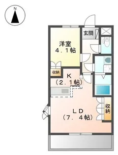 BAYSIDEエスポワール【106号室】の間取り