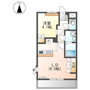 BAYSIDEエスポワール【206号室】の間取り