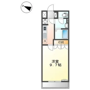 ロイヤルハイツ IYO【206号室】の間取り