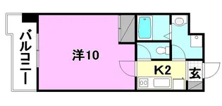 ルラシオン松山高砂【505号室】の間取り