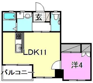 メゾン・ドゥ・トネール【202号室】の間取り