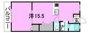 東栄荘【07号室】の間取り