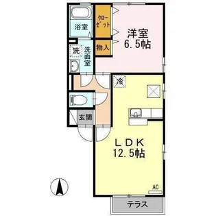 グランステージ【107号室】の間取り