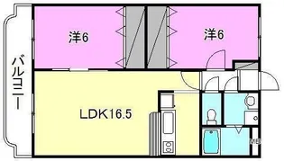 フルールS【102号室】の間取り