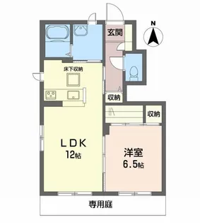 エタンリジェール【A101号室】の間取り