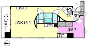 Kasa Amu (カーサアミュー)【605号室】の間取り