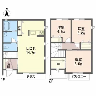 ファビュラスーU【A103号室】の間取り
