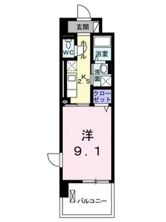 ベル オーブ2【303号室】の間取り