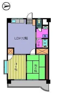 グレイス衣山東【301号室】の間取り