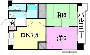 メゾン大塚【401号室】の間取り