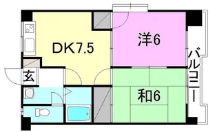 メゾン大塚【402号室】の間取り