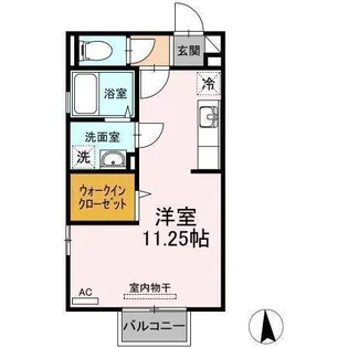 スウィート ベル【203号室】の間取り