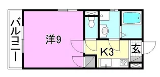 アクセス・スペース・K【202号室】の間取り