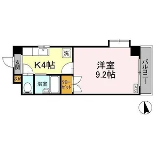 フィオーレ松山【303号室】の間取り