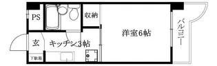 村上ビル【401号室】の間取り
