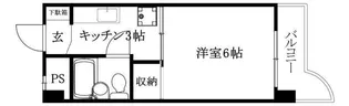 村上ビル【402号室】の間取り