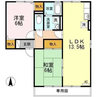 シャトレー ワタナベ【103号室】の間取り