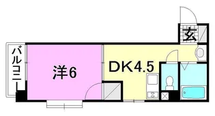 メゾンドコリーヌ【202号室】の間取り