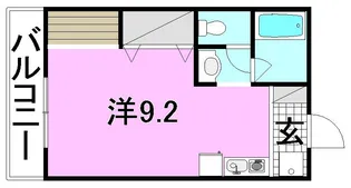 白石ハウス【103号室】の間取り