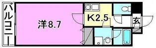アルカサール清水町【603号室】の間取り