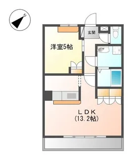 パシフィックヒルズ本郷【203号室】の間取り