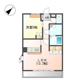パシフィックヒルズ本郷【206号室】の間取り
