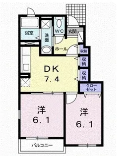 シュトラーレン【103号室】の間取り