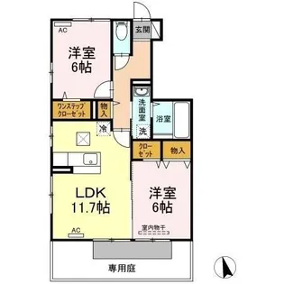 White Wit【103号室】の間取り