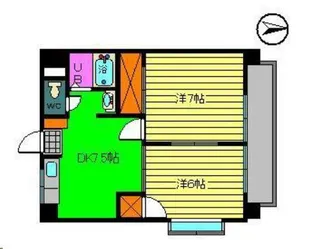 クレメント泉【301号室】の間取り