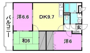 ユーミー平松【201号室】の間取り