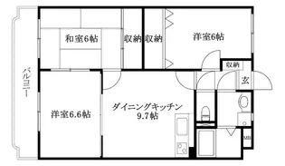ユーミー平松【302号室】の間取り
