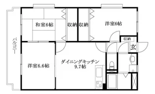 ユーミー平松【305号室】の間取り