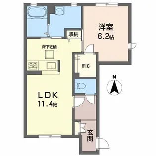 SHM 10−4(シャーメゾン・トシ)【A103号室】の間取り