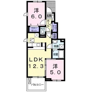 モンテ グリシーヌ1【103号室】の間取り