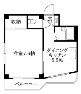 ダイヤモンドビューミツイ【202号室】の間取り