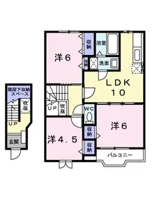カシオペア【B202号室】の間取り