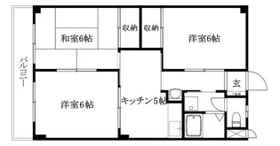 レーベンイケダ土居田2【303号室】の間取り