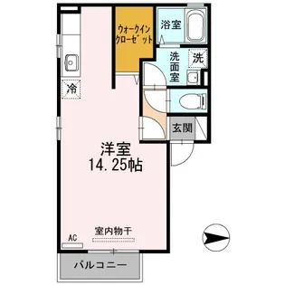 アクエリアス清水町【201号室】の間取り
